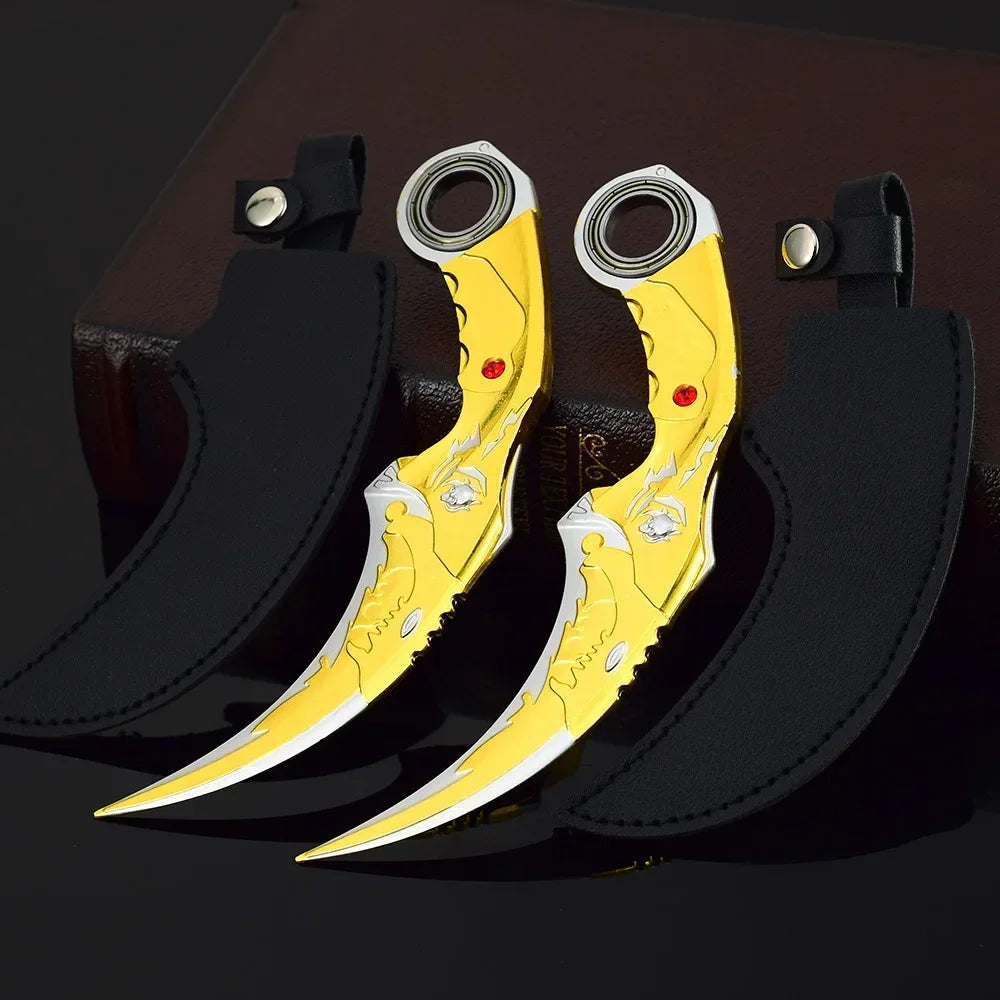 Karambit jeux videos - 17cm 2pcs holster 2