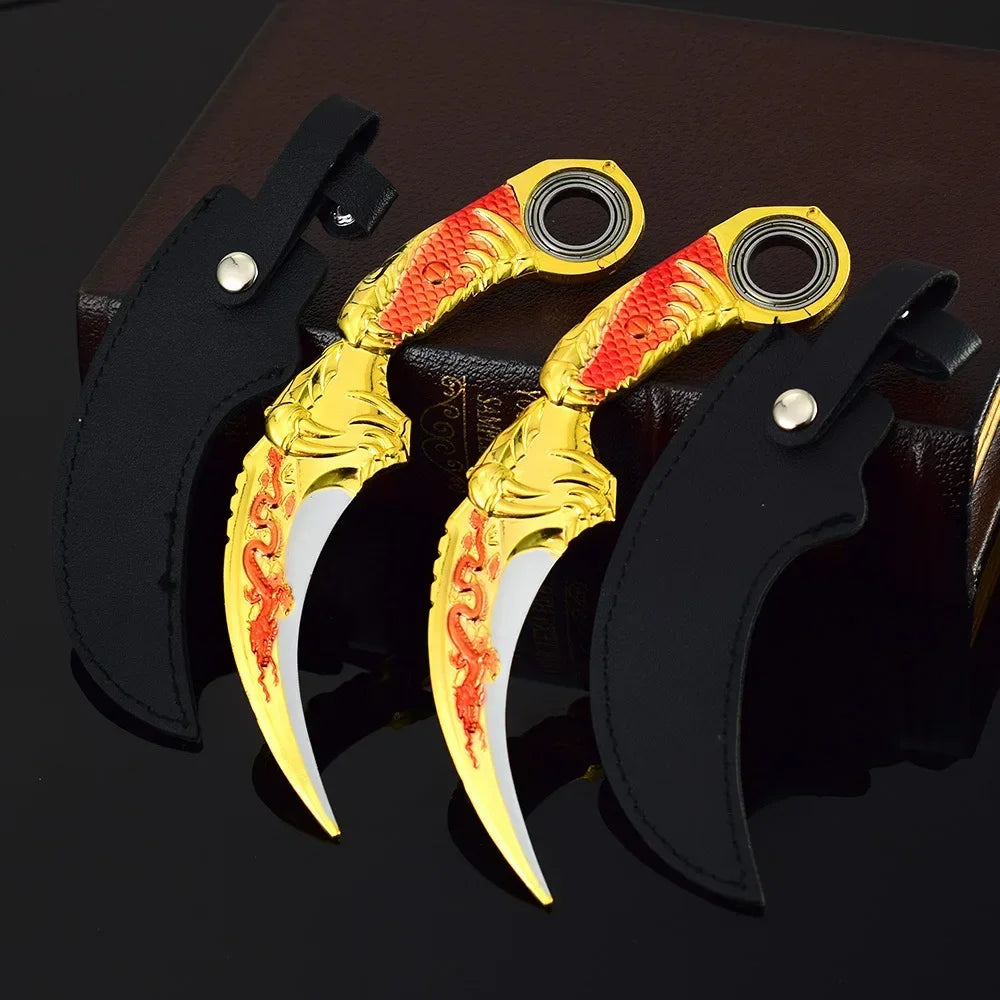 Karambit jeux videos - 17cm 2pcs holster 6